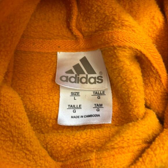 Orange Adidas Tennessee Vols Basketball Hoodie Size L - Picture 5 of 7